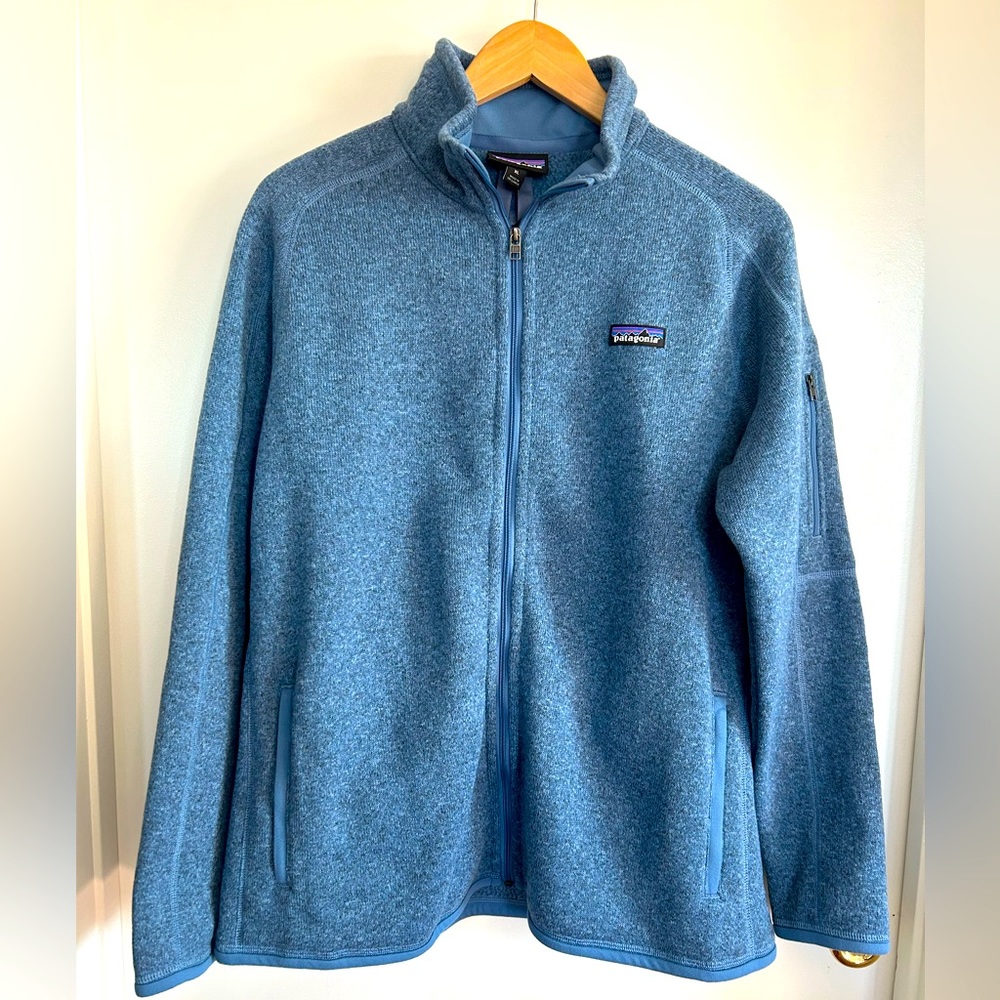 Brand New Blue Better Sweater Fleece Jacket (XL)
